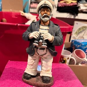 Seafarer sailor fishermen women Resin figurines Sailor Figurine with Binoculars
